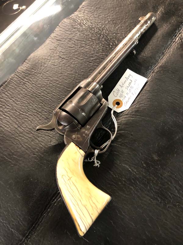 Antique Colt SAA ivory Grips $6750