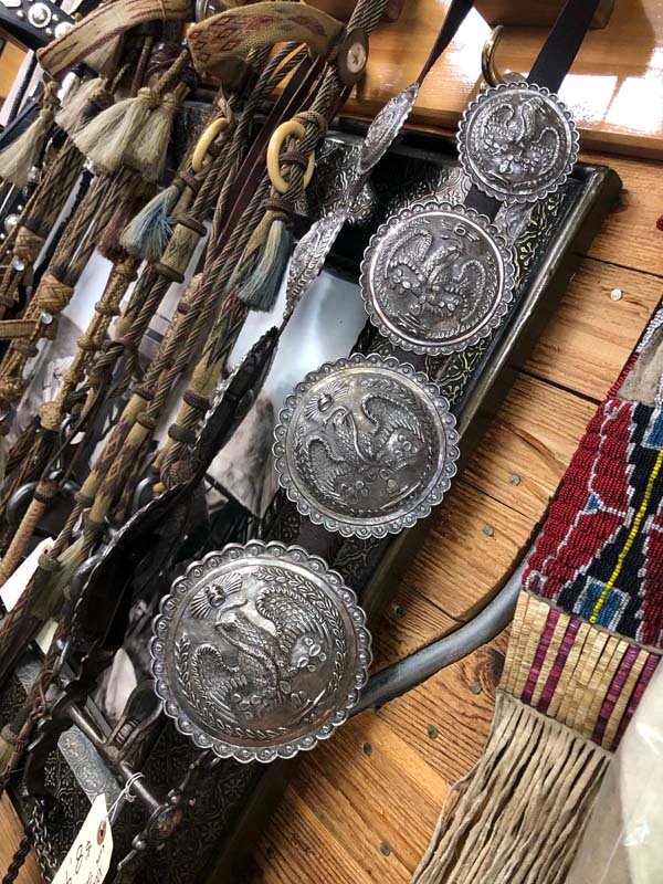 Antique Silver Mexican Bridle $8500